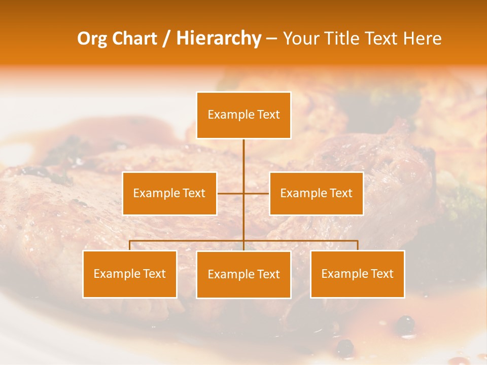 Pork Brisket With Potato And Broccoli PowerPoint Template