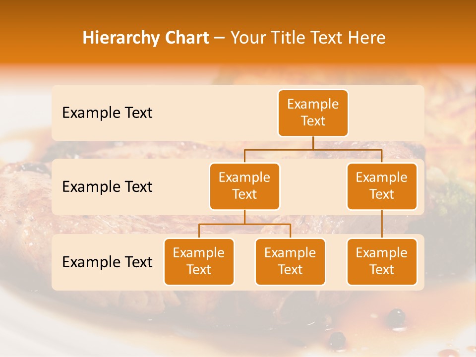 Pork Brisket With Potato And Broccoli PowerPoint Template