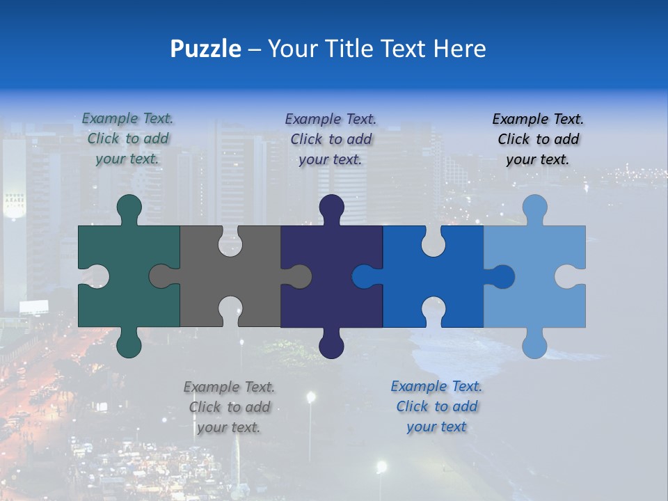 Fortaleza Brazil PowerPoint Template