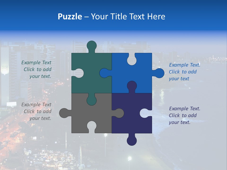 Fortaleza Brazil PowerPoint Template