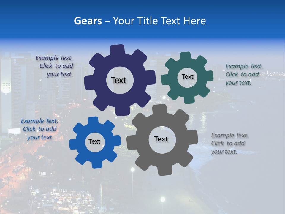 Fortaleza Brazil PowerPoint Template