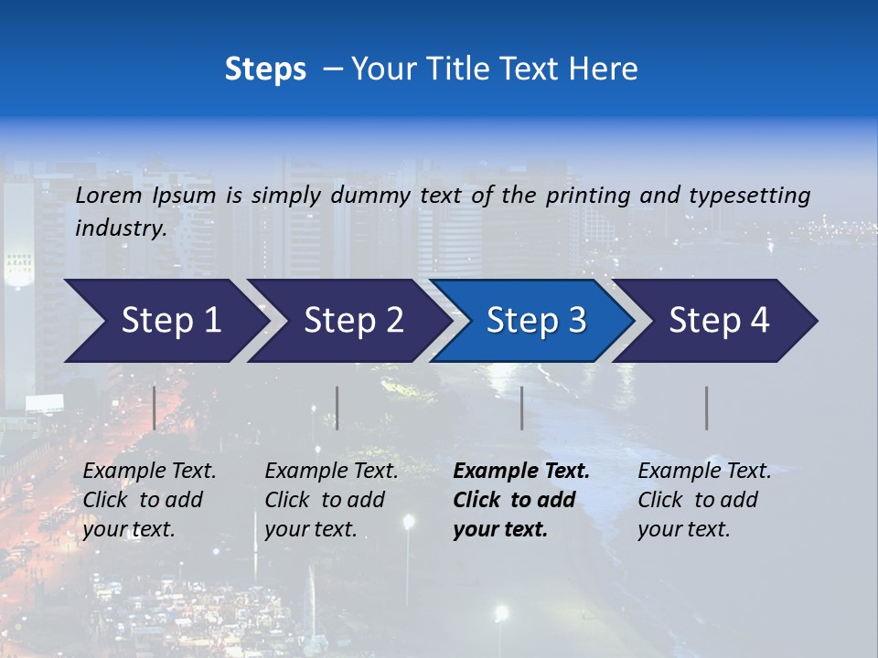 Fortaleza Brazil PowerPoint Template