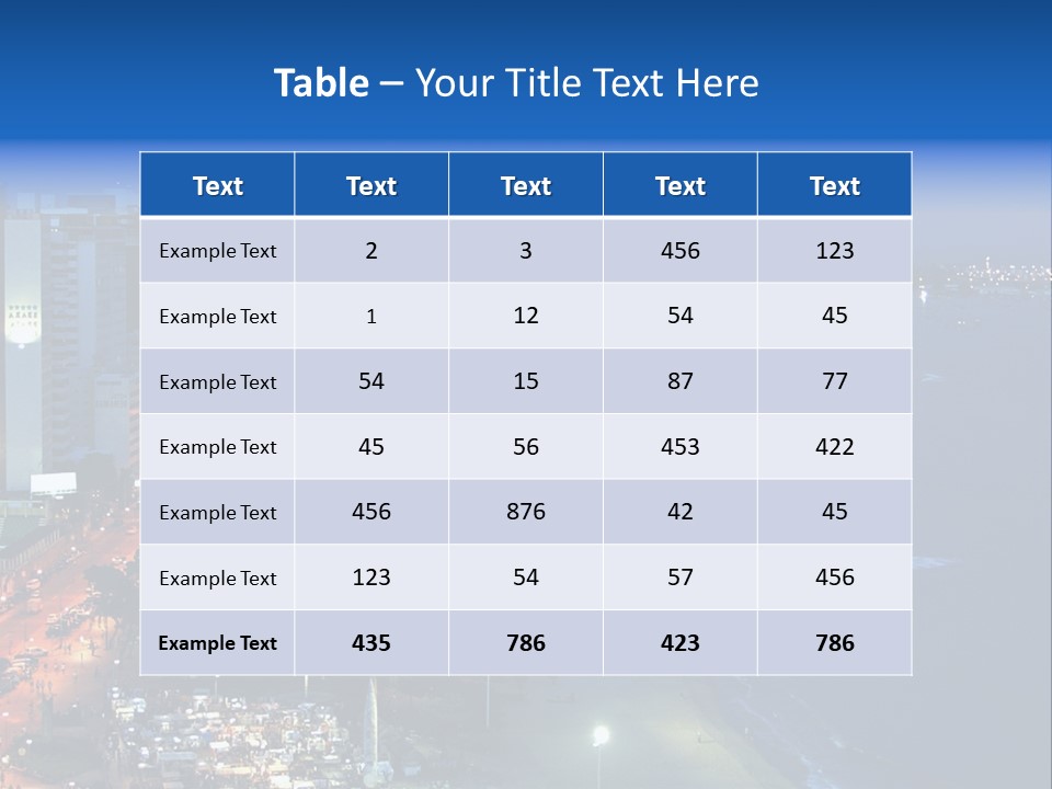 Fortaleza Brazil PowerPoint Template