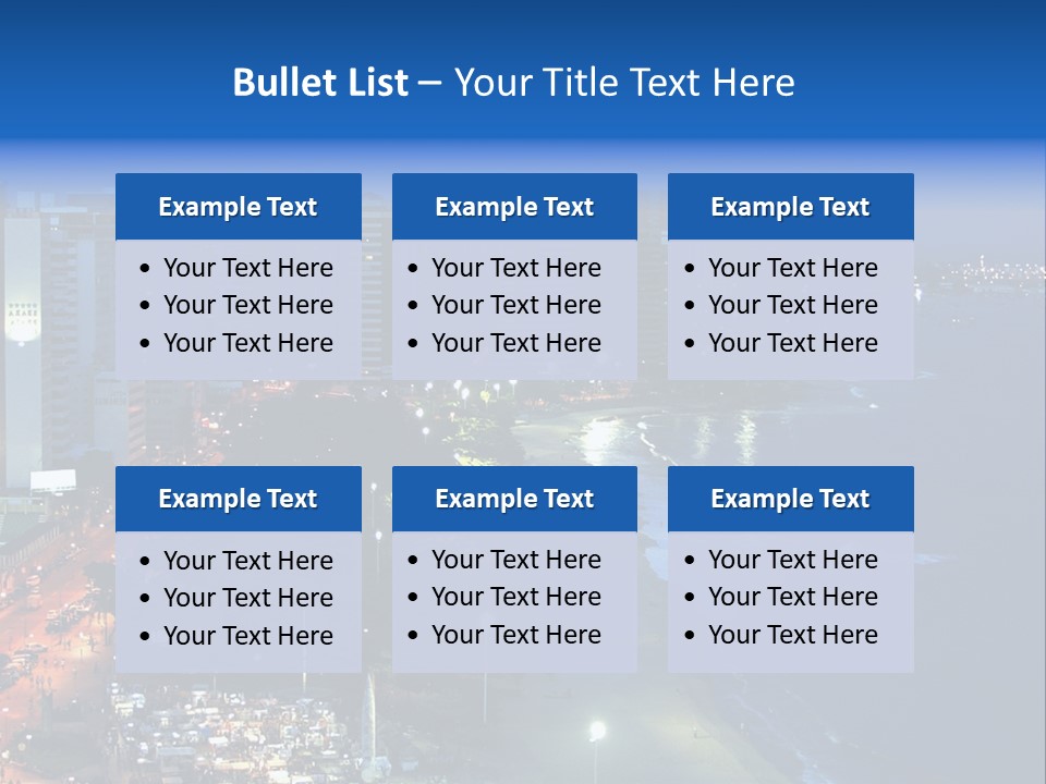 Fortaleza Brazil PowerPoint Template