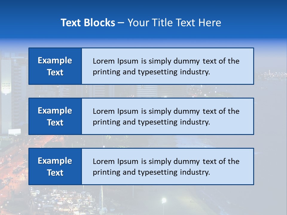 Fortaleza Brazil PowerPoint Template