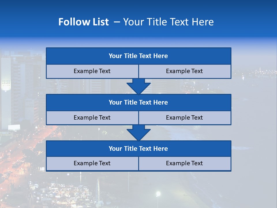 Fortaleza Brazil PowerPoint Template