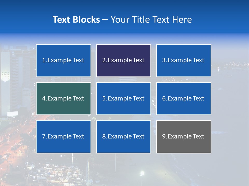 Fortaleza Brazil PowerPoint Template
