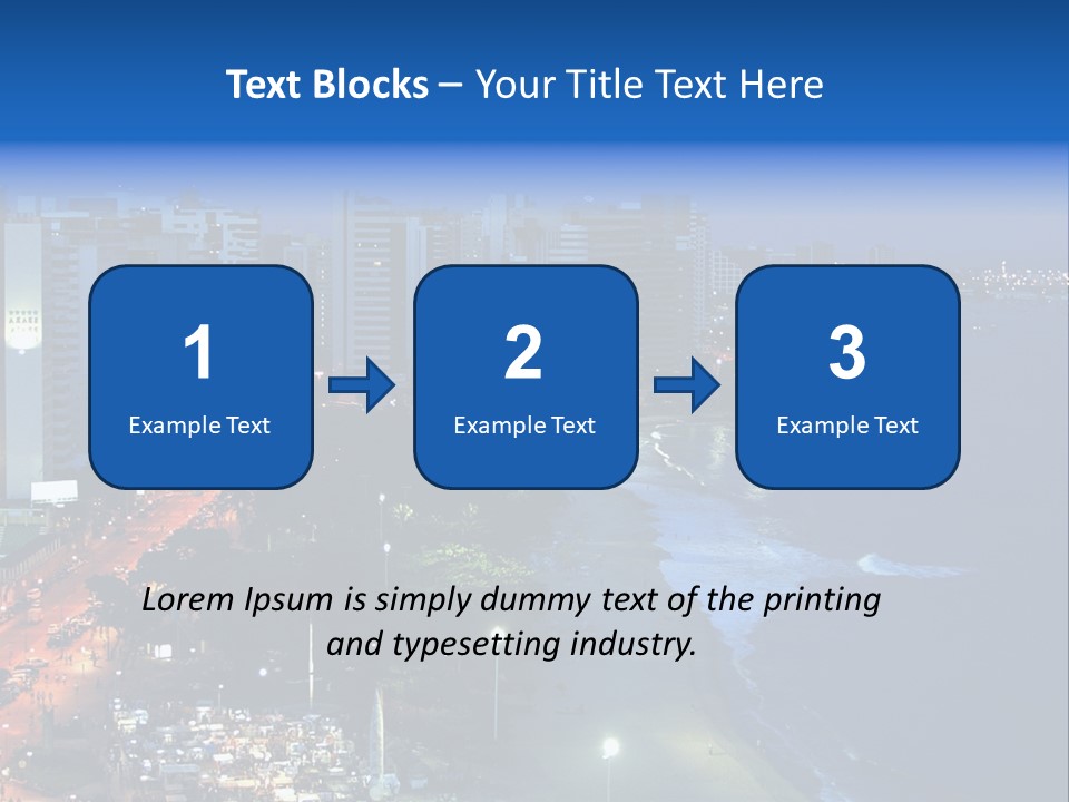Fortaleza Brazil PowerPoint Template