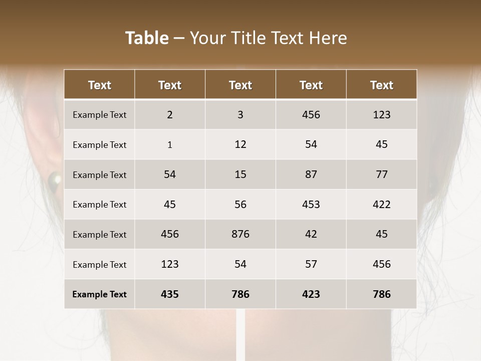 A Woman's Face Before And After A Cosmetic Procedure PowerPoint Template