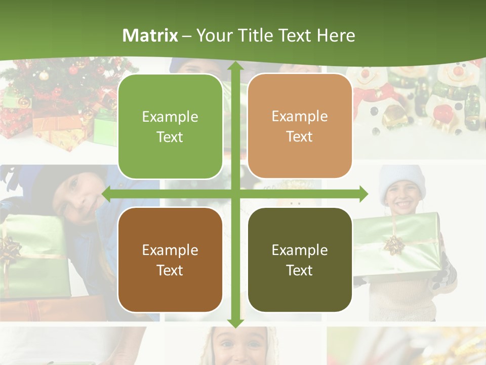 Beautiful Christmas Collage PowerPoint Template