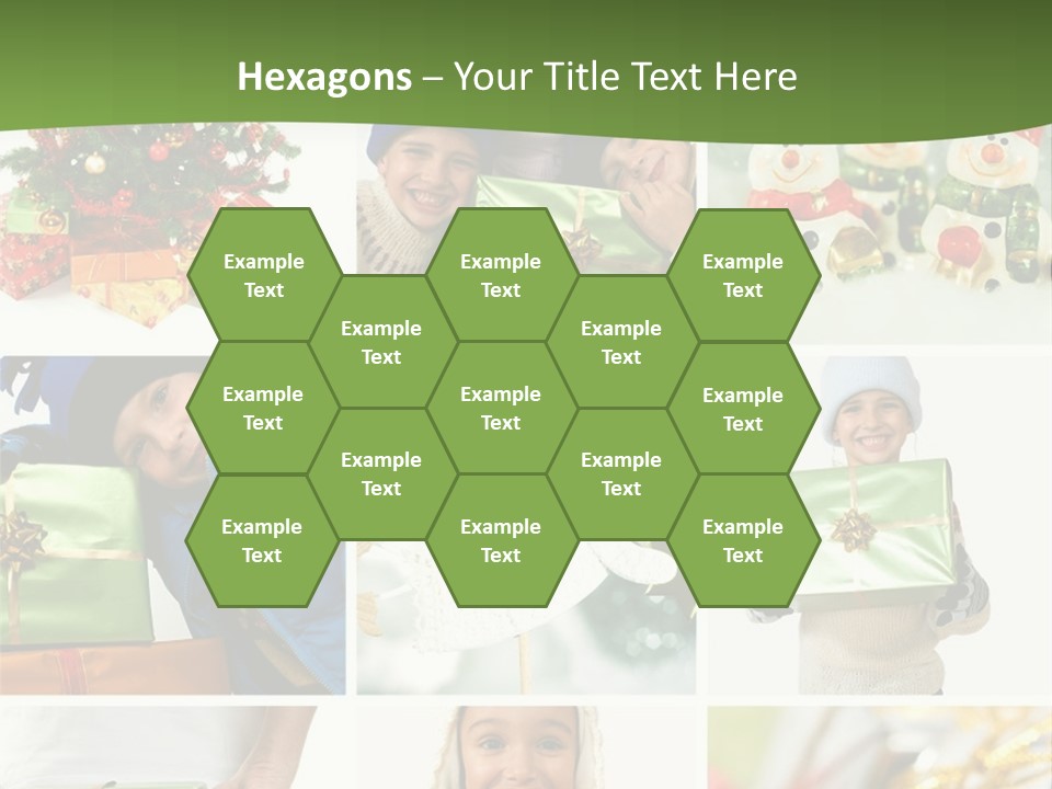 Beautiful Christmas Collage PowerPoint Template