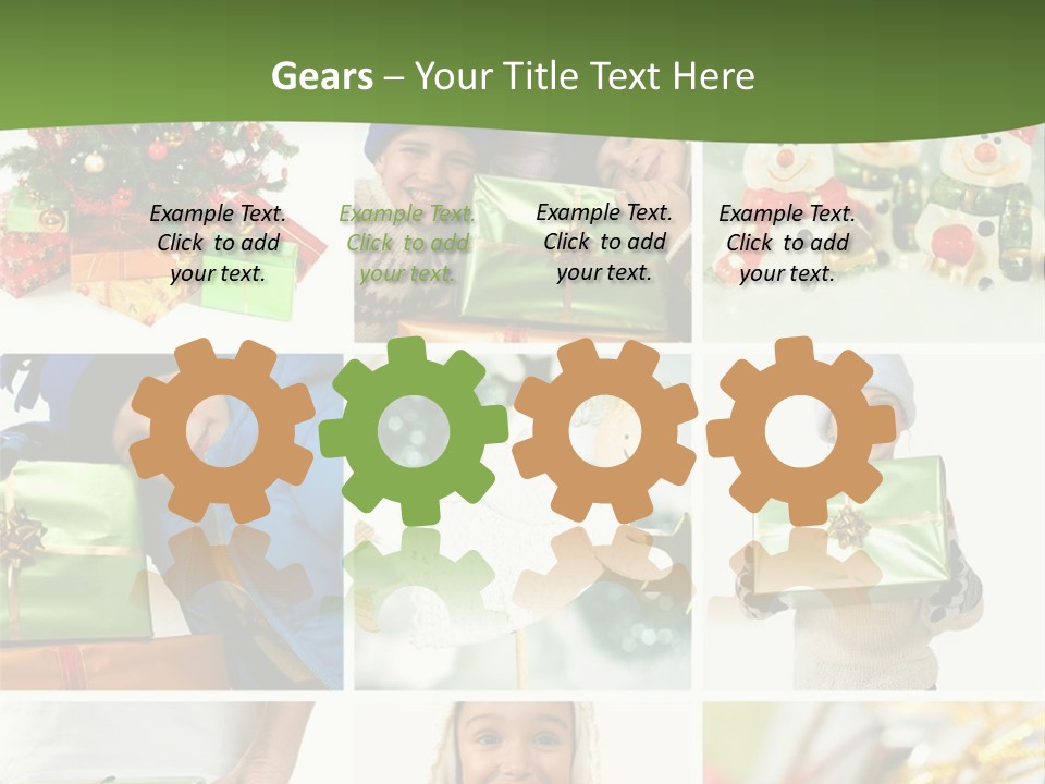 Beautiful Christmas Collage PowerPoint Template