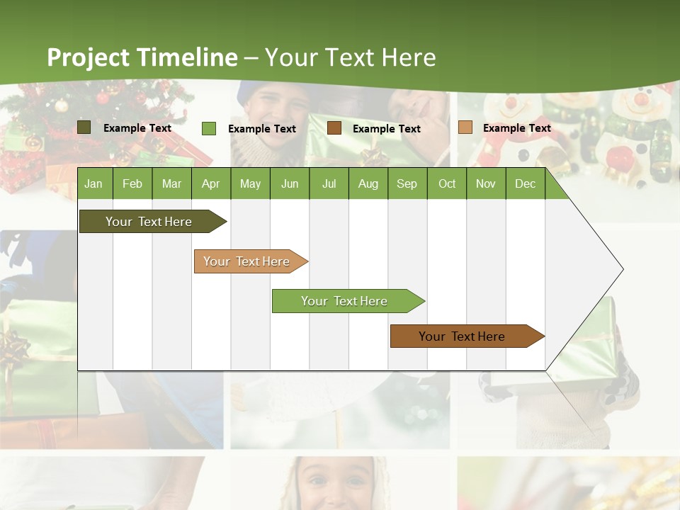 Beautiful Christmas Collage PowerPoint Template