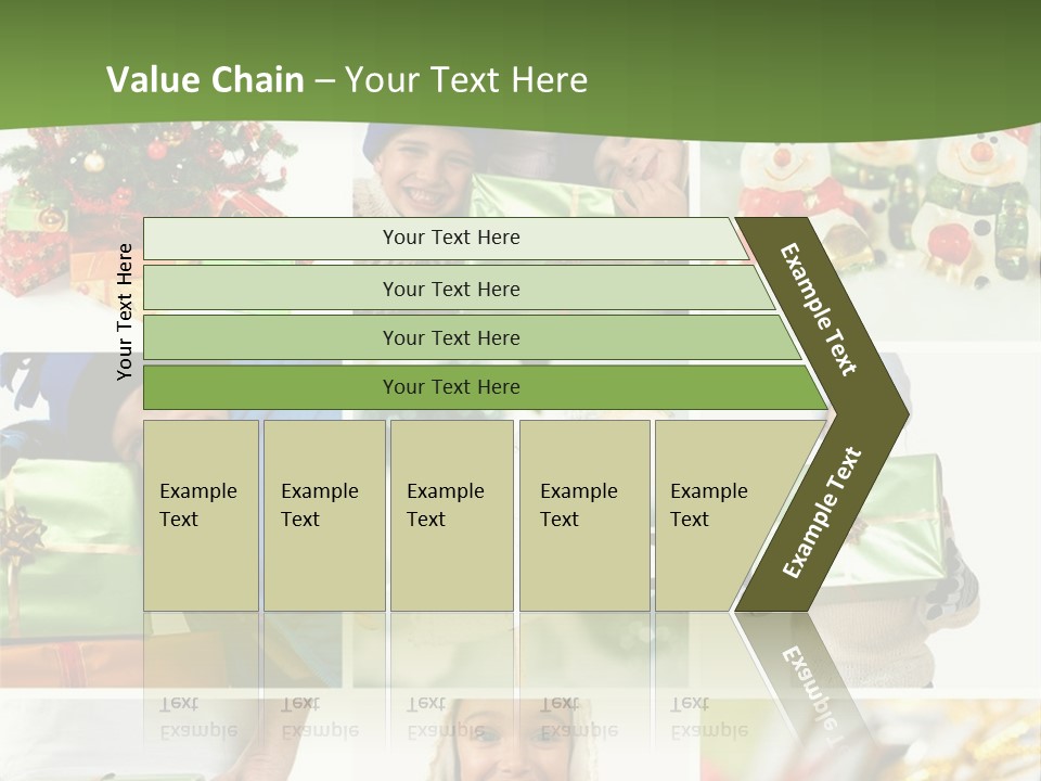 Beautiful Christmas Collage PowerPoint Template