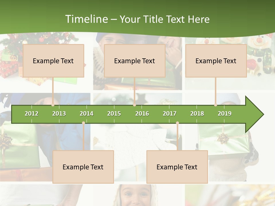 Beautiful Christmas Collage PowerPoint Template