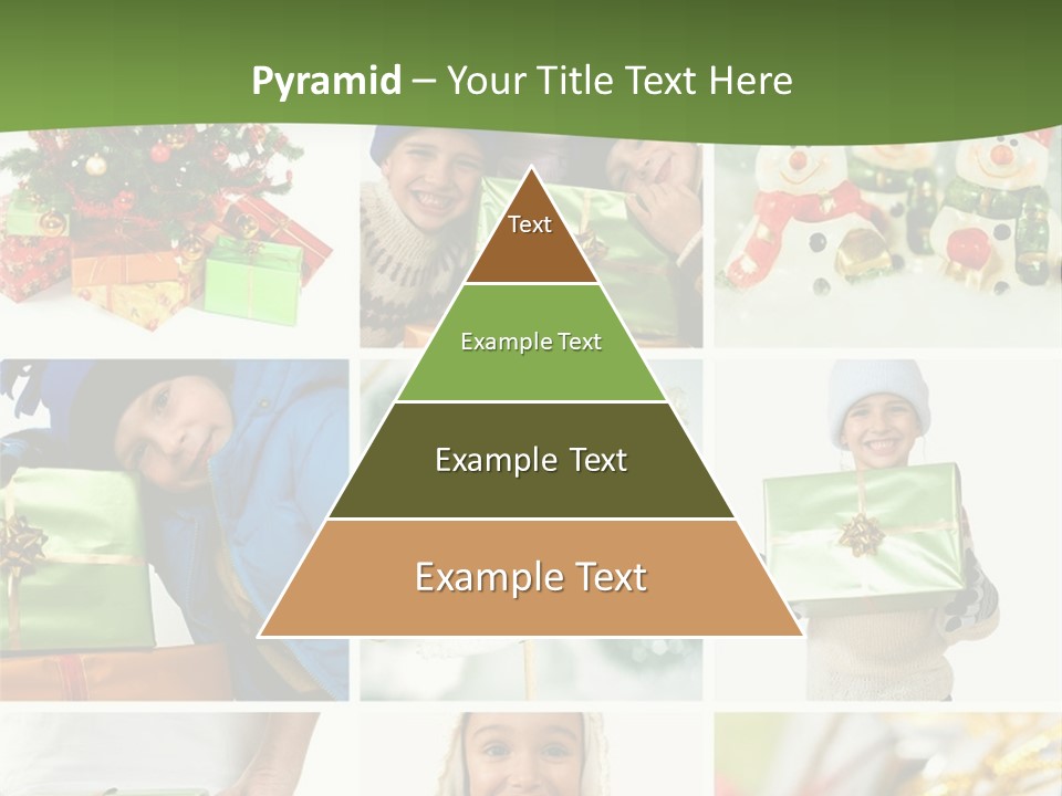 Beautiful Christmas Collage PowerPoint Template