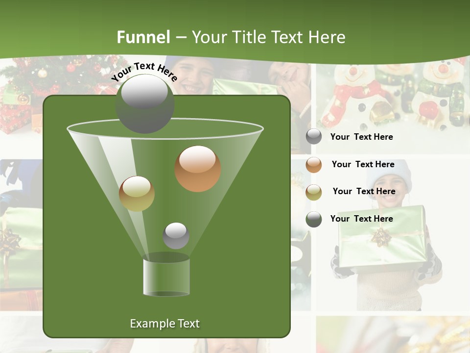 Beautiful Christmas Collage PowerPoint Template