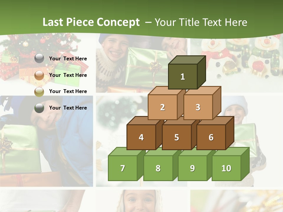 Beautiful Christmas Collage PowerPoint Template