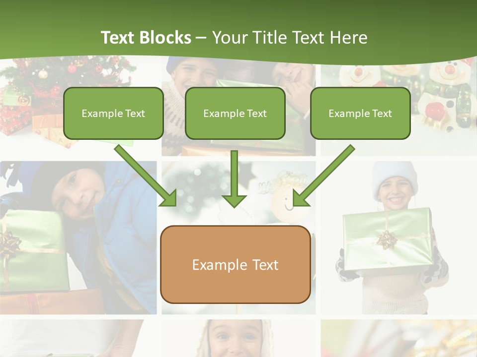 Beautiful Christmas Collage PowerPoint Template