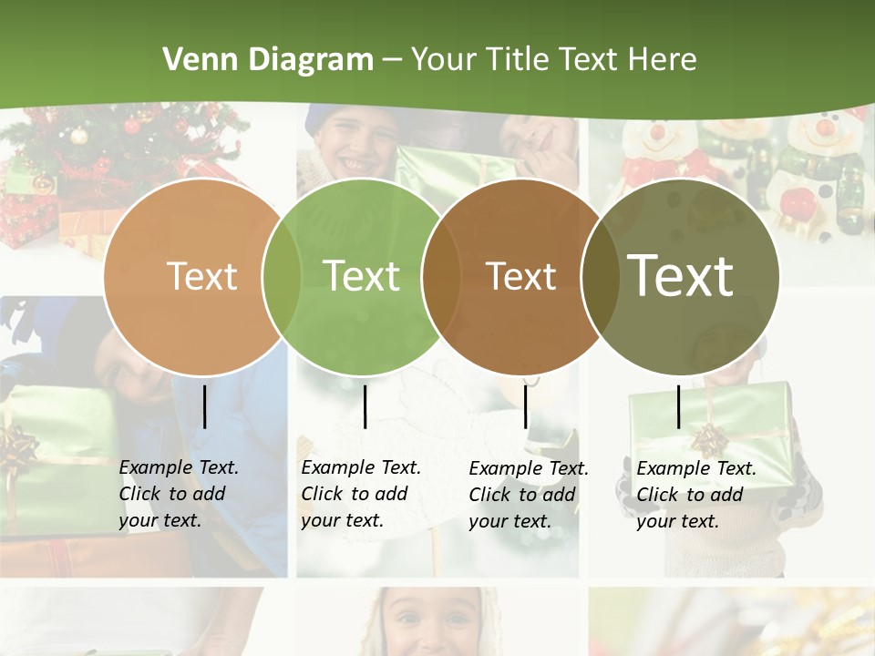 Beautiful Christmas Collage PowerPoint Template