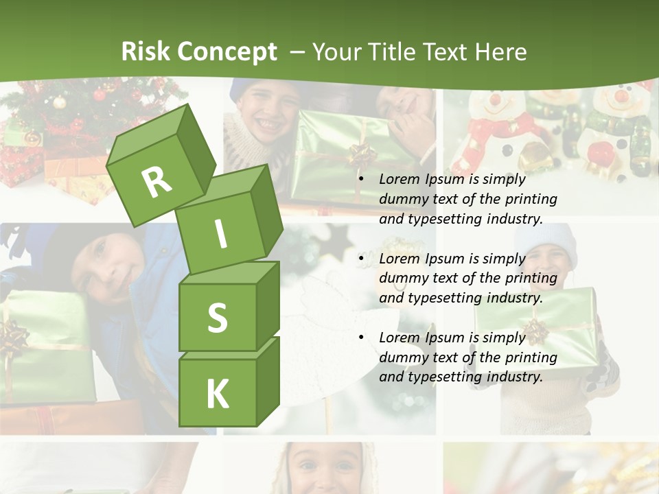 Beautiful Christmas Collage PowerPoint Template