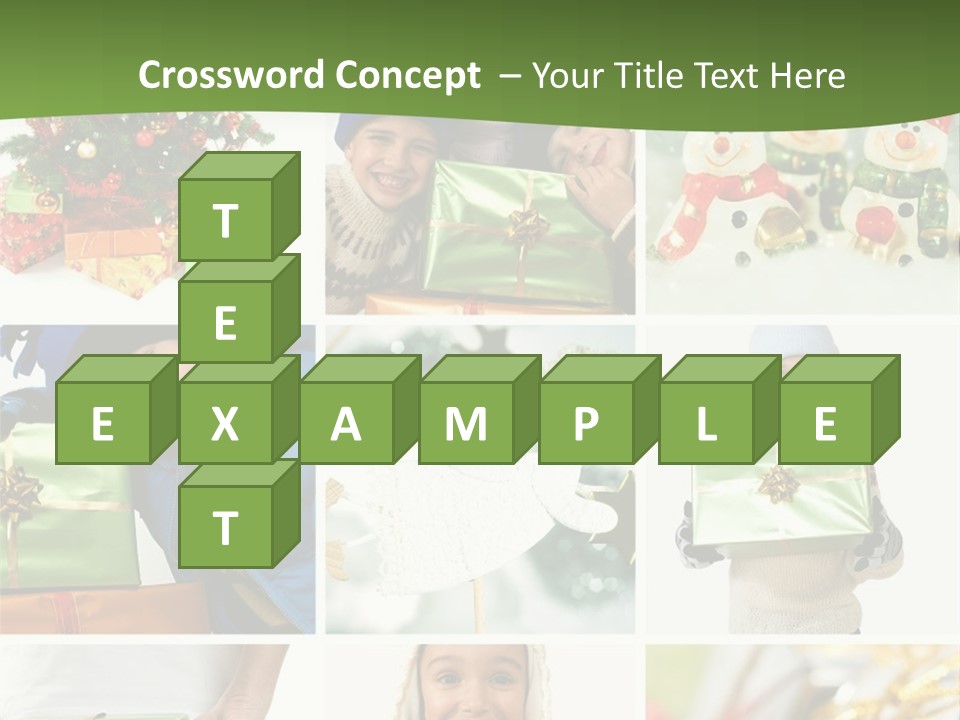 Beautiful Christmas Collage PowerPoint Template