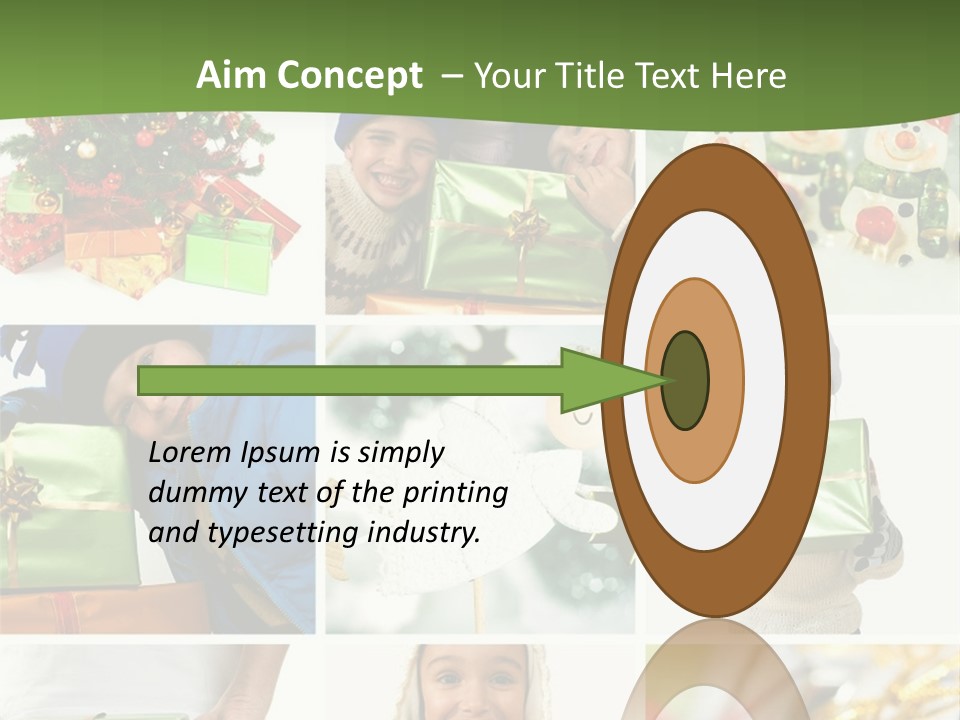 Beautiful Christmas Collage PowerPoint Template