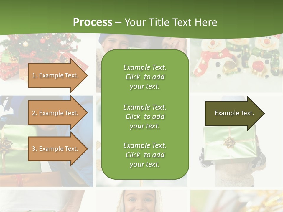 Beautiful Christmas Collage PowerPoint Template