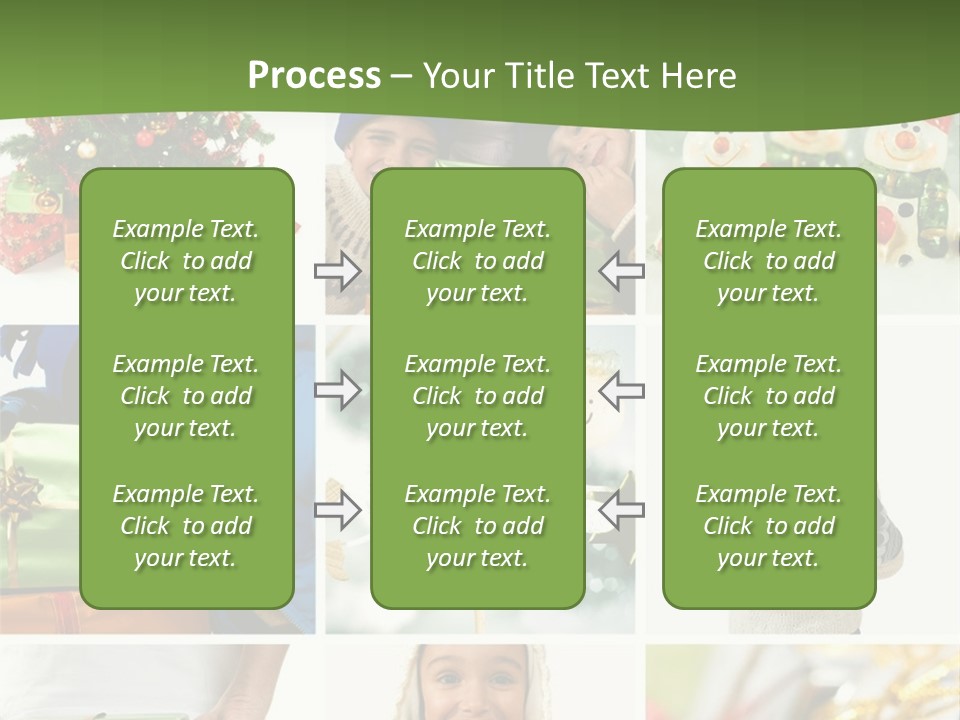 Beautiful Christmas Collage PowerPoint Template