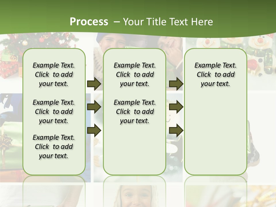 Beautiful Christmas Collage PowerPoint Template