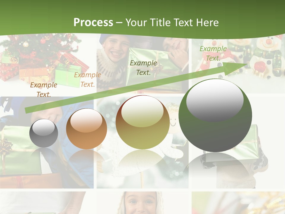 Beautiful Christmas Collage PowerPoint Template