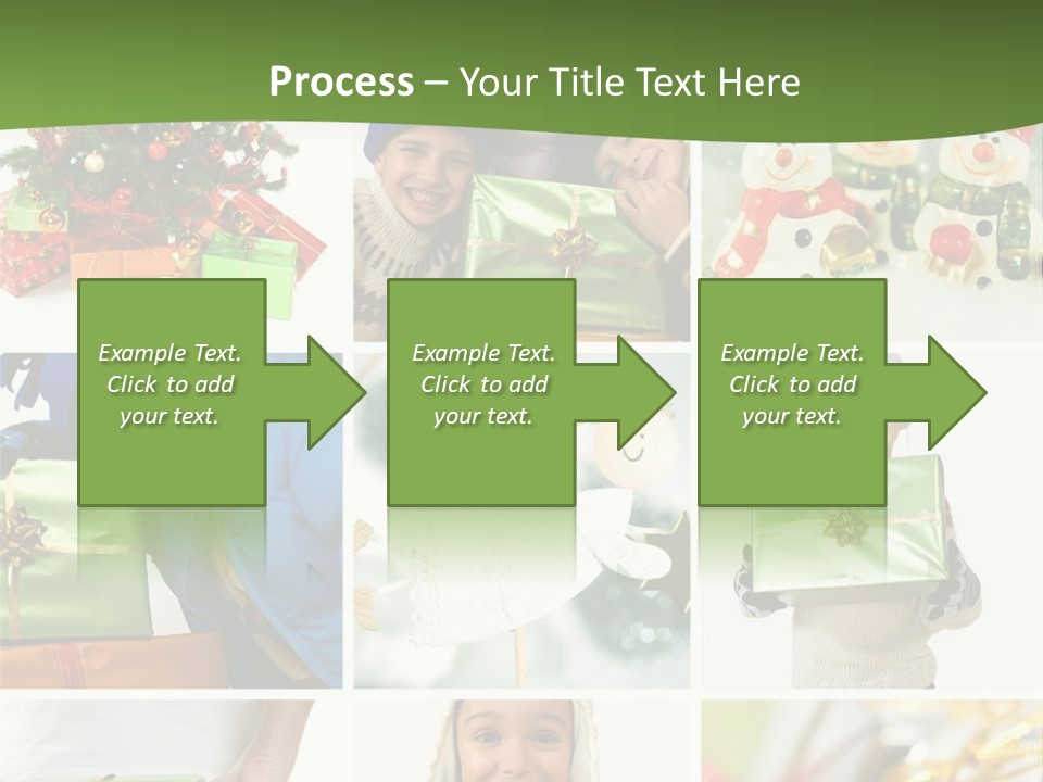 Beautiful Christmas Collage PowerPoint Template