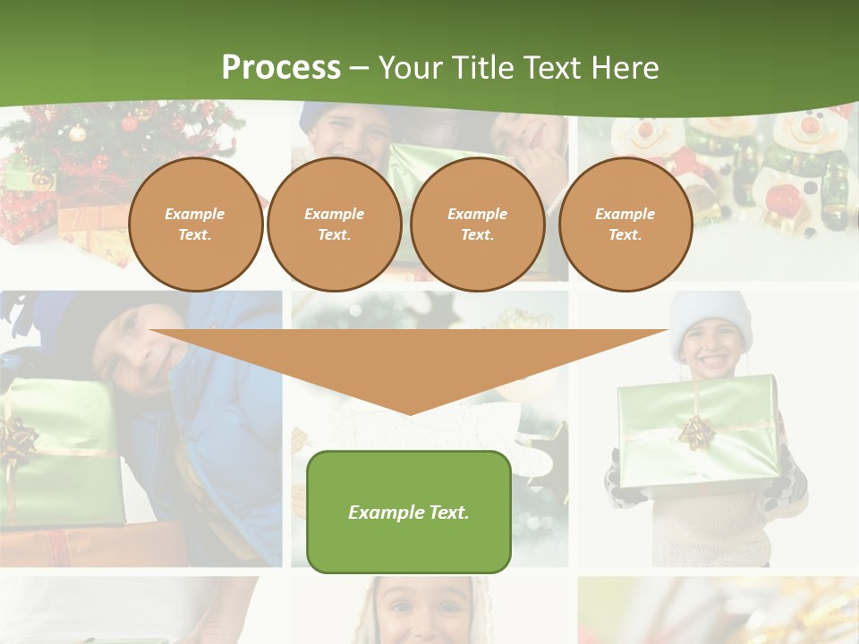 Beautiful Christmas Collage PowerPoint Template
