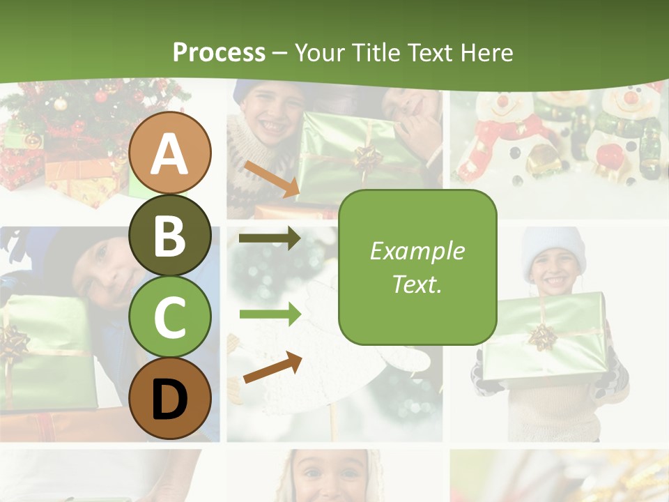 Beautiful Christmas Collage PowerPoint Template