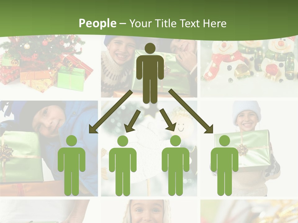 Beautiful Christmas Collage PowerPoint Template