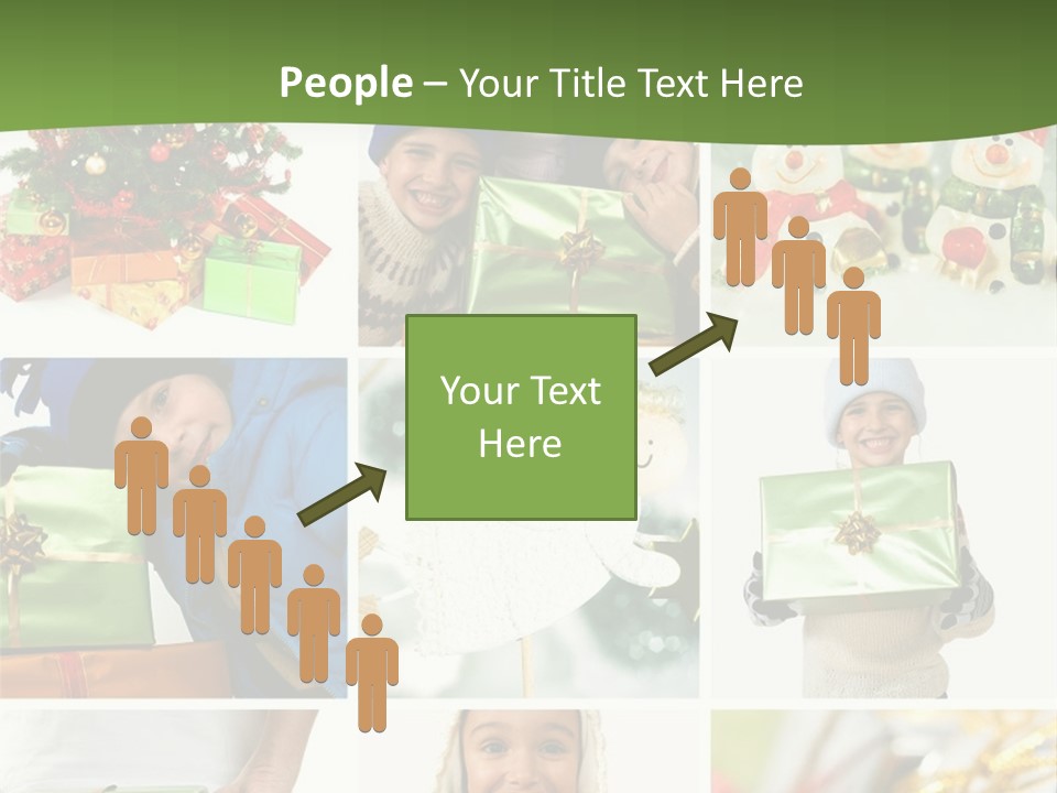 Beautiful Christmas Collage PowerPoint Template