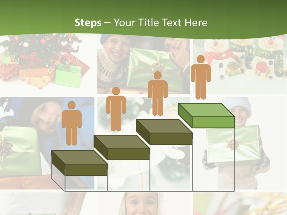 Beautiful Christmas Collage PowerPoint Template