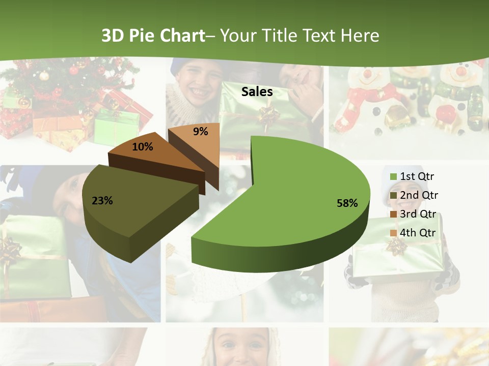 Beautiful Christmas Collage PowerPoint Template