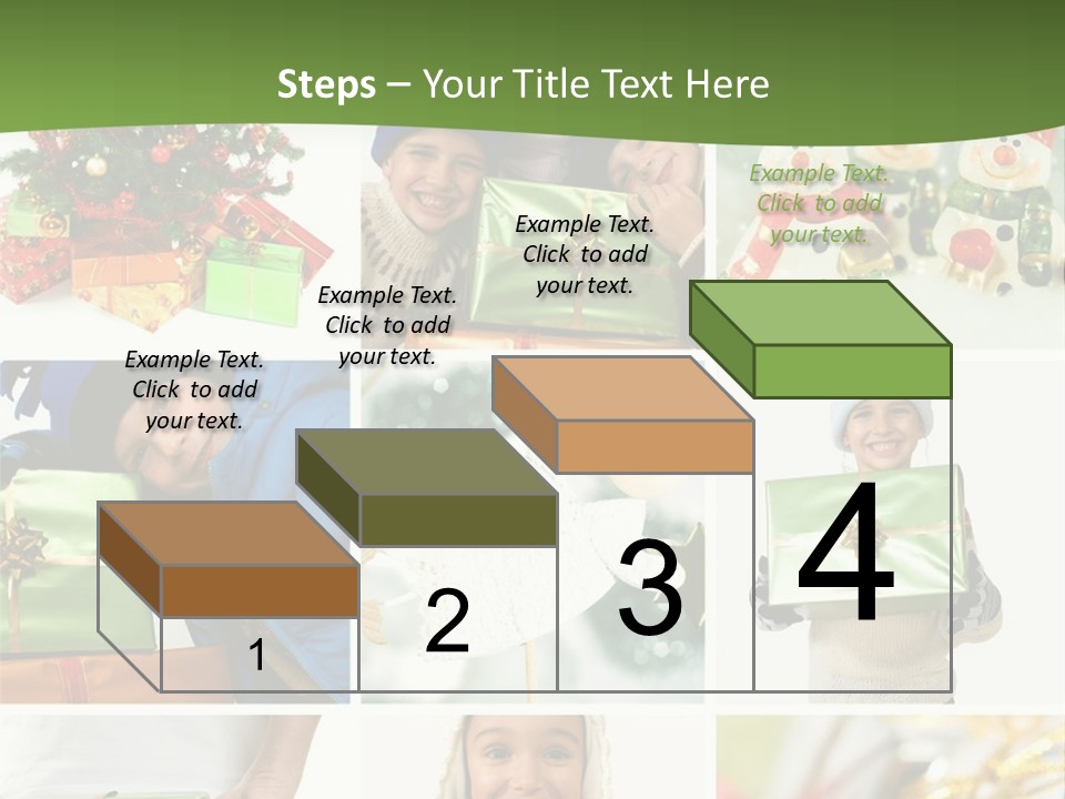 Beautiful Christmas Collage PowerPoint Template
