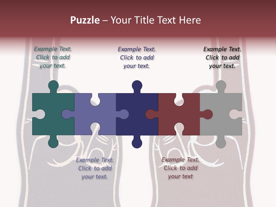 A Pair Of Fingers With A Peace Sign Drawn On Them PowerPoint Template