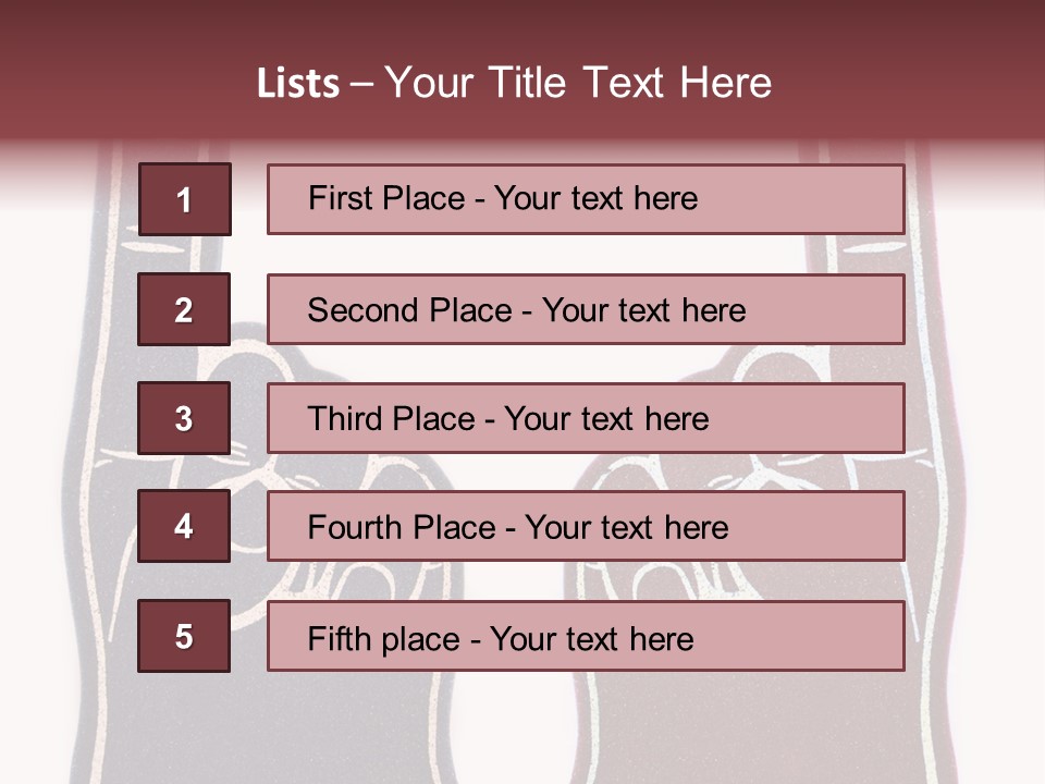 A Pair Of Fingers With A Peace Sign Drawn On Them PowerPoint Template