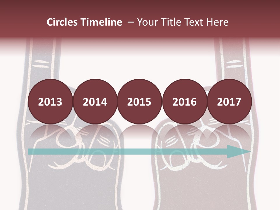 A Pair Of Fingers With A Peace Sign Drawn On Them PowerPoint Template