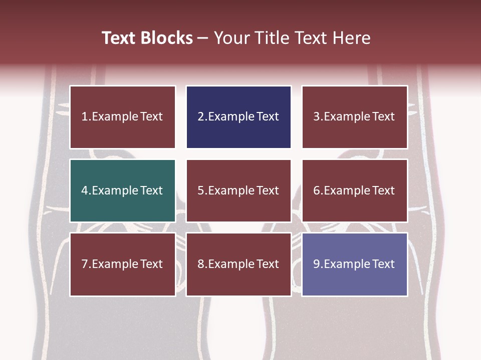 A Pair Of Fingers With A Peace Sign Drawn On Them PowerPoint Template
