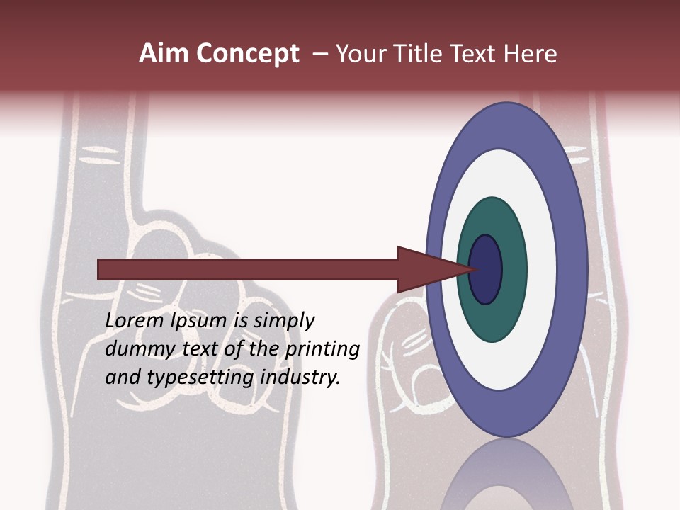 A Pair Of Fingers With A Peace Sign Drawn On Them PowerPoint Template