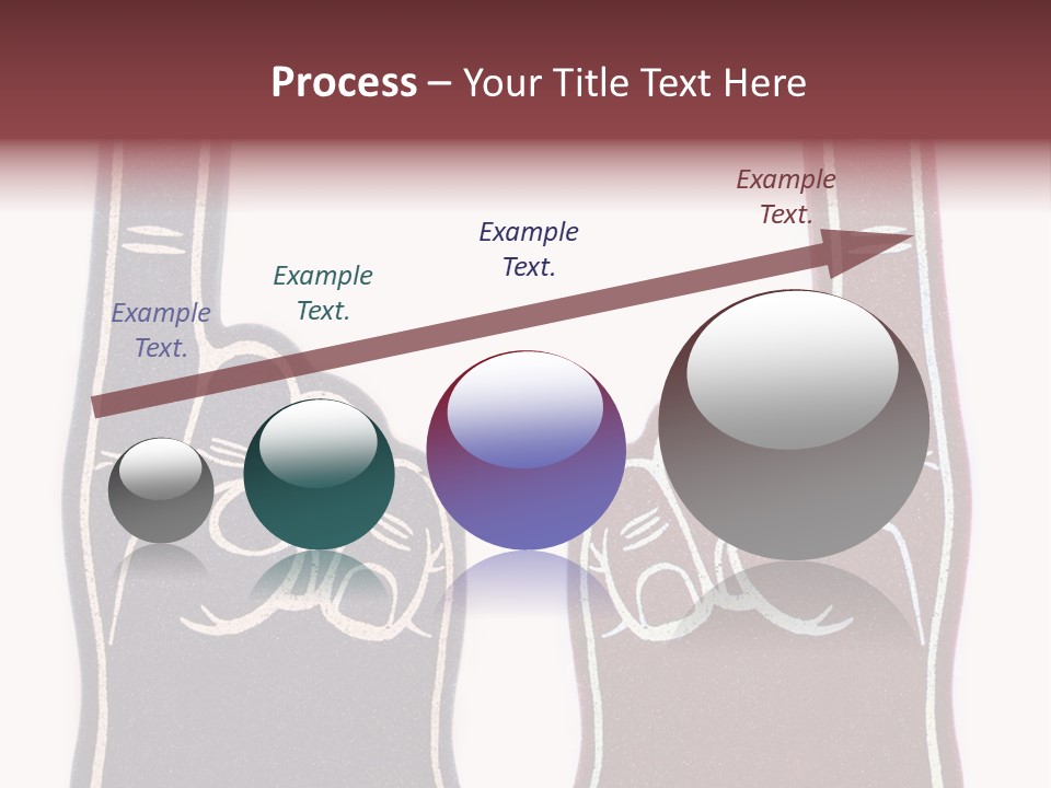 A Pair Of Fingers With A Peace Sign Drawn On Them PowerPoint Template