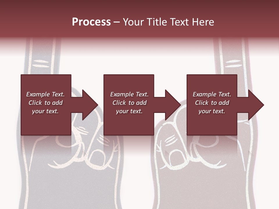 A Pair Of Fingers With A Peace Sign Drawn On Them PowerPoint Template