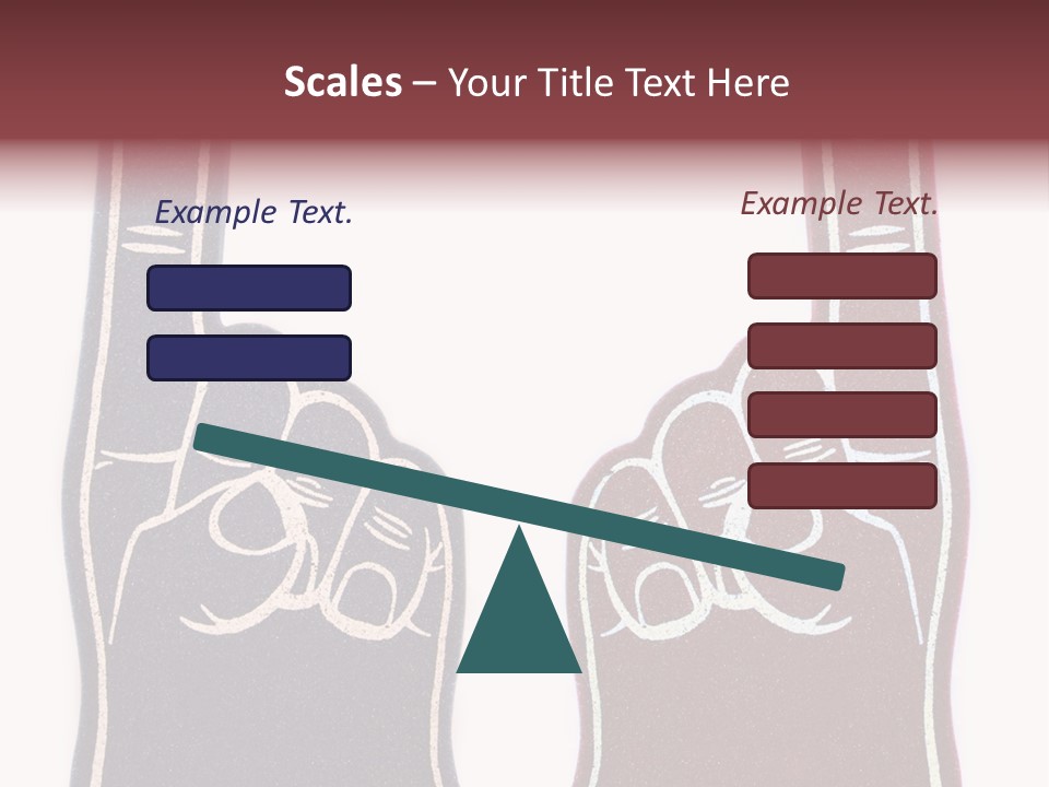 A Pair Of Fingers With A Peace Sign Drawn On Them PowerPoint Template