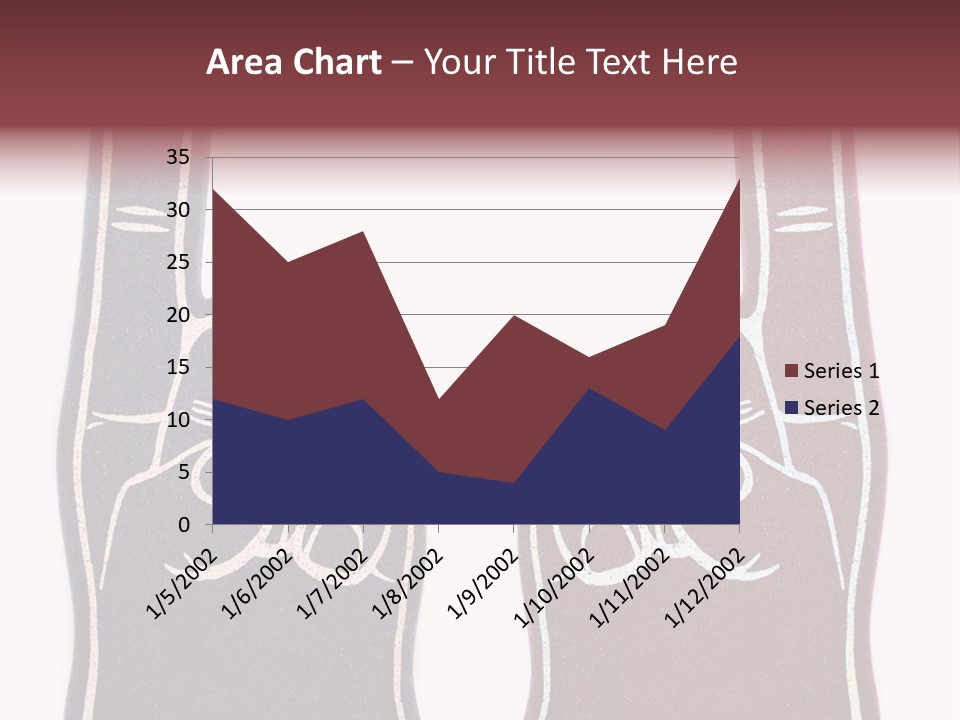 A Pair Of Fingers With A Peace Sign Drawn On Them PowerPoint Template