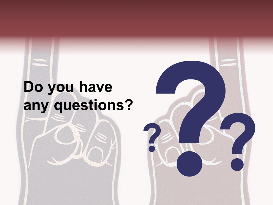 A Pair Of Fingers With A Peace Sign Drawn On Them PowerPoint Template