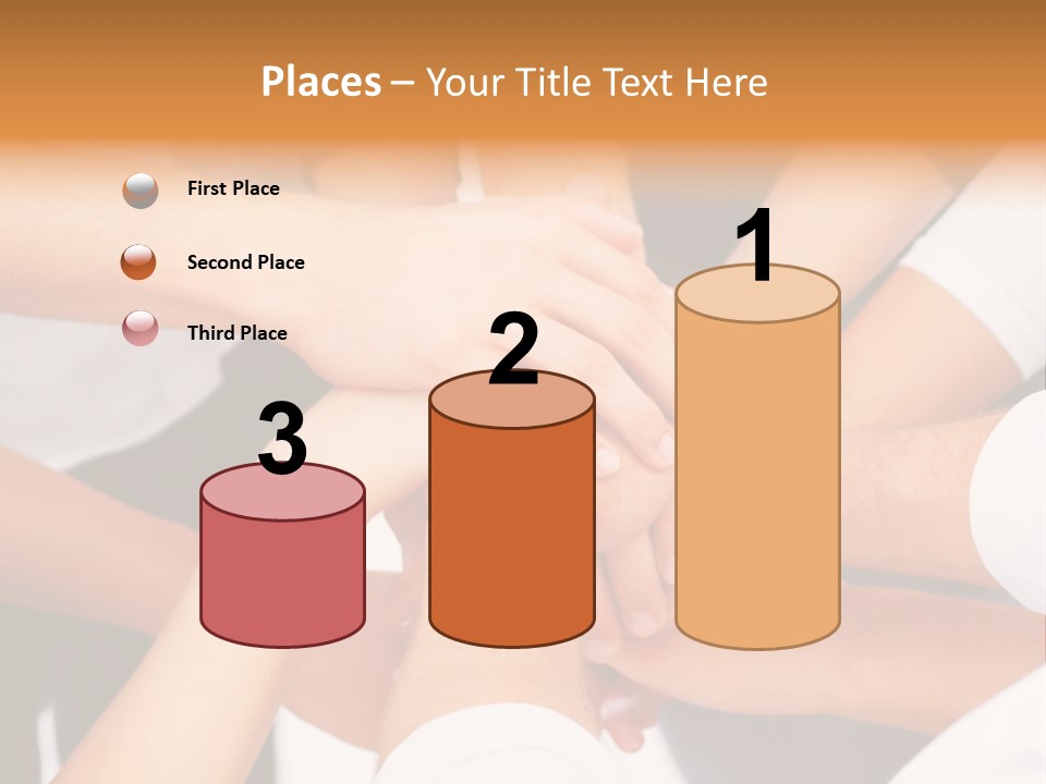 Bright Colored Bocce Balls On Brilliant Green Court. Three Players In Background. PowerPoint Template